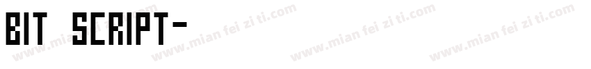 Bit Script字体转换